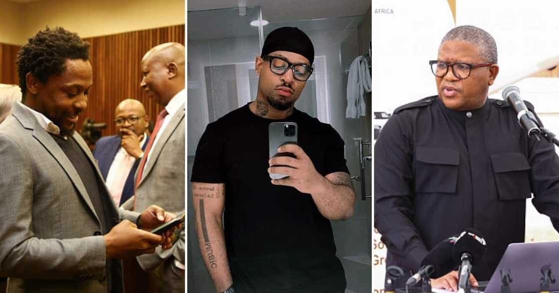 Prince Kaybee called out Fikile Mbalula and Mbuyiseni Ndlozi for prioritising social media over managing the country well. Prince Kaybee called out Fikile Mbalula and Mbuyiseni Ndlozi for prioritising social media over managing the country well.