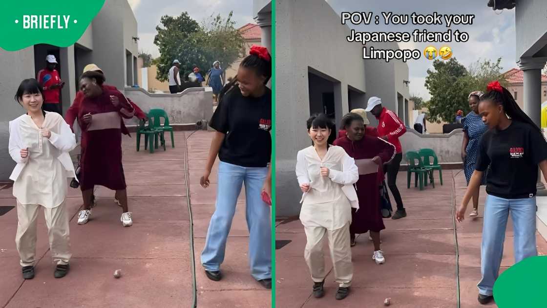 Japanese woman joins Limpopo dance and leaves Mzansi impressed