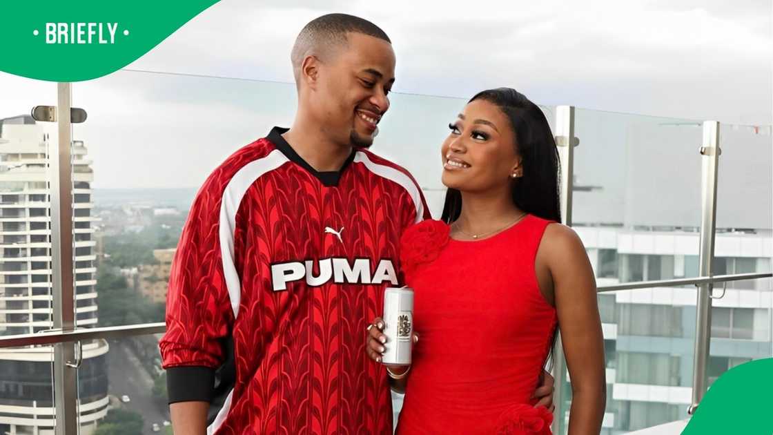 Sinaye and Zinhle on Valentine's Day Sinaye and Zinhle on Valentine's Day