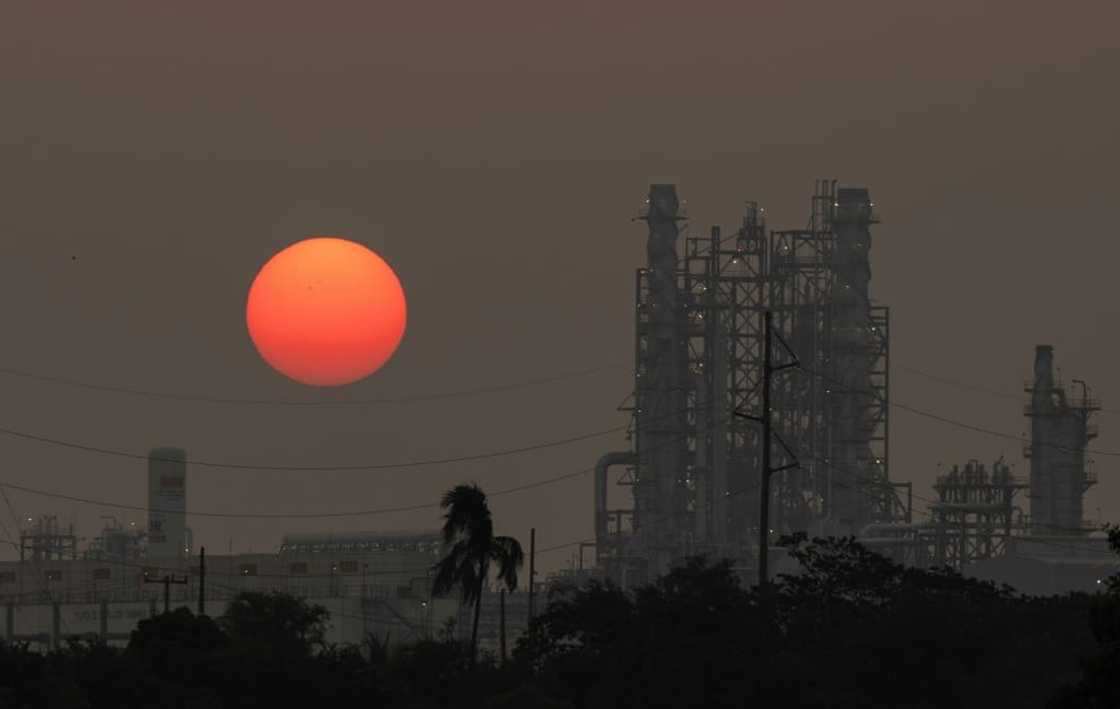 The Olmeca oil refinery is one of Mexican President Andres Manuel Lopez Obrador's infrastructure mega-projects The Olmeca oil refinery is one of Mexican President Andres Manuel Lopez Obrador's infrastructure mega-projects