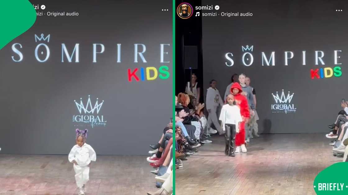 Sompire Kids models on the runway Sompire Kids models on the runway