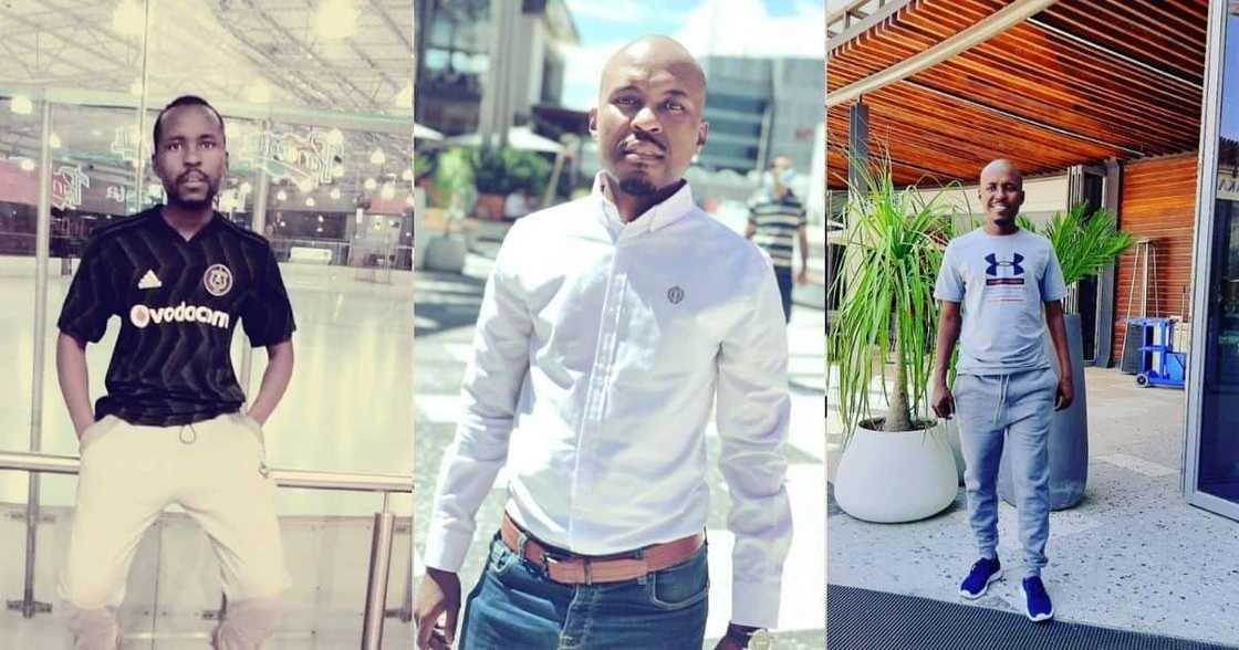 An Orlando Pirates fan has eaten a humble pie after losing 4-1 to Mamelodi Sundowns. Image: Twitter An Orlando Pirates fan has eaten a humble pie after losing 4-1 to Mamelodi Sundowns. Image: Twitter