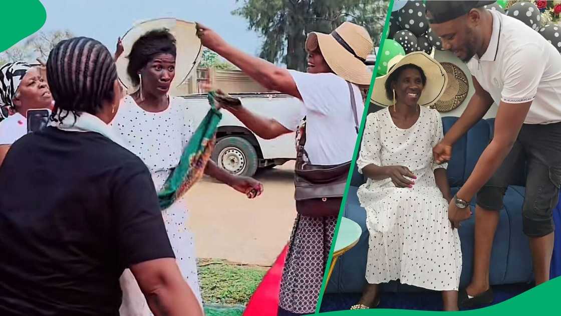 A TikTok video shows the woman's hilarious reaction to a new car. A TikTok video shows the woman's hilarious reaction to a new car.