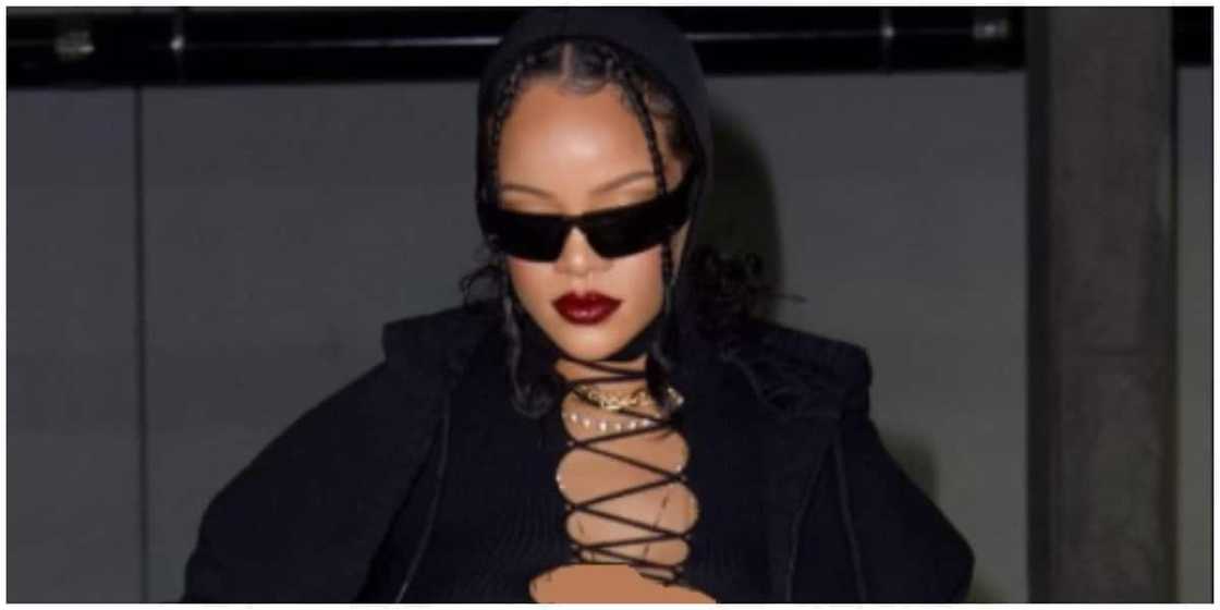A photo of Rihanna. A photo of Rihanna.