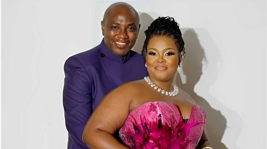 Musa Mseleku and his fifth wife. Musa Mseleku and his fifth wife.