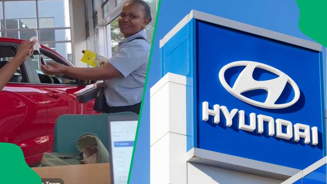 Woman working at Hyundai dealership rewarded at work