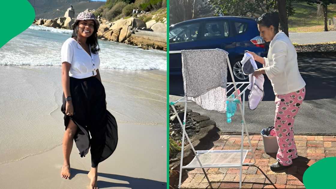 A woman's post of her mother's visit in the US goes viral. A woman's post of her mother's visit in the US goes viral.