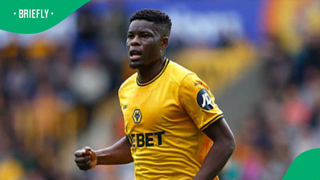 Munetsi in action for Wolves vs Brentford