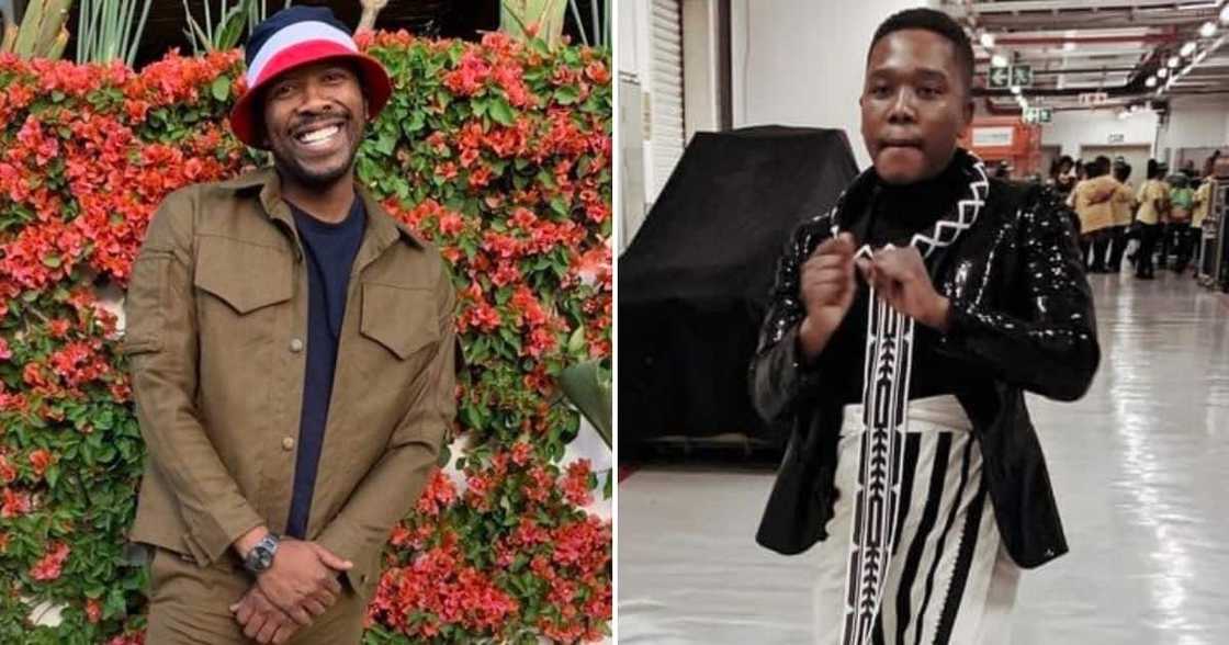 Chef Lentswe's partner Langa Mavuso paid tribute to him at the memorial service. Chef Lentswe's partner Langa Mavuso paid tribute to him at the memorial service.