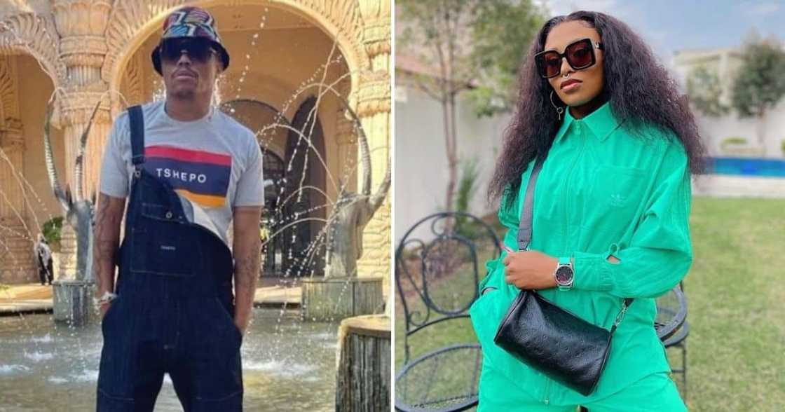 Somizi and DJ Zinhle Somizi and DJ Zinhle