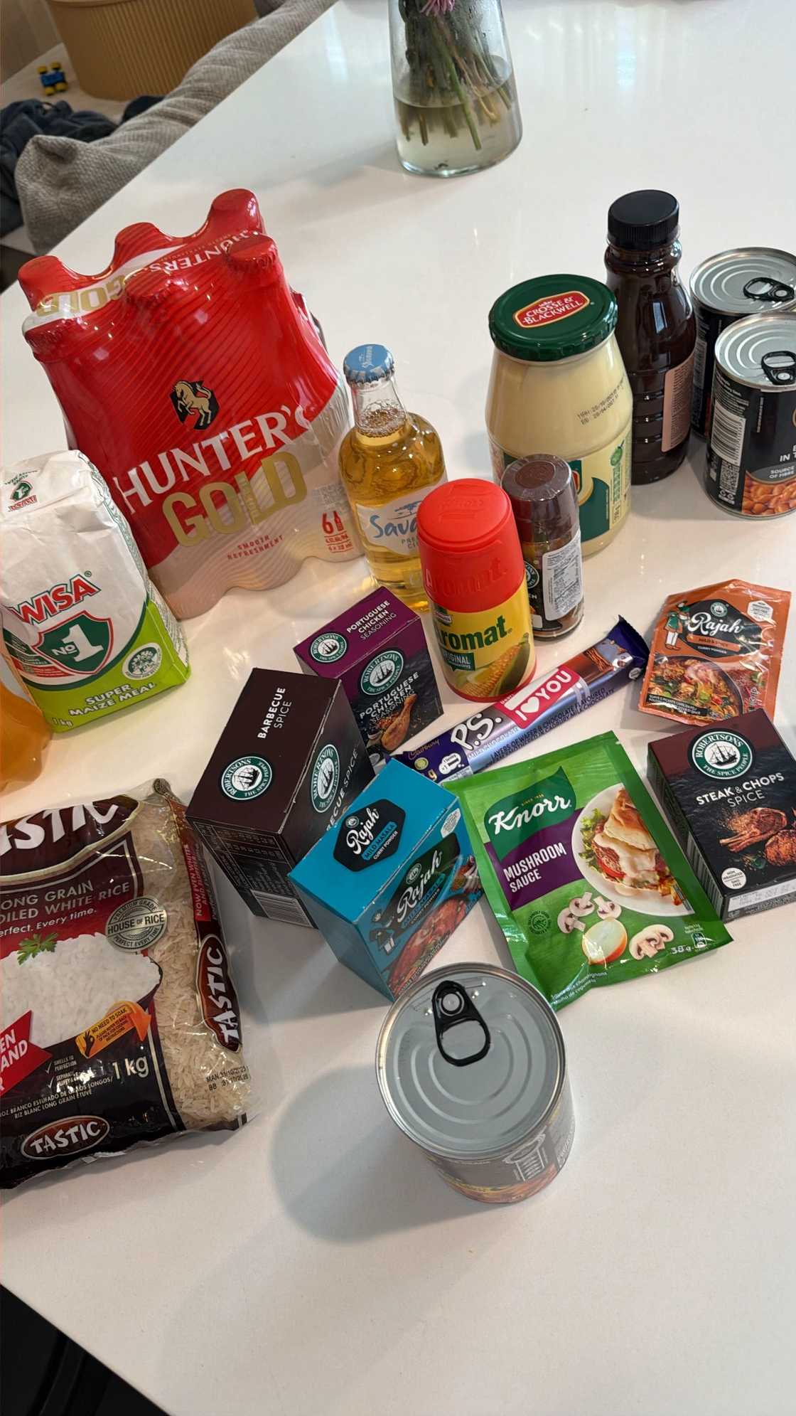 She also managed to find Savanna light and Hunter's Dry She also managed to find Savanna light and Hunter's Dry