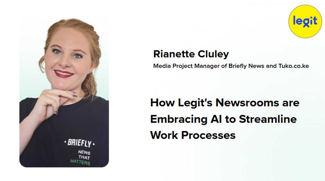 Briefly News' Rianette Cluley Takes Legit's AI Playbook to INMA Africa Summit