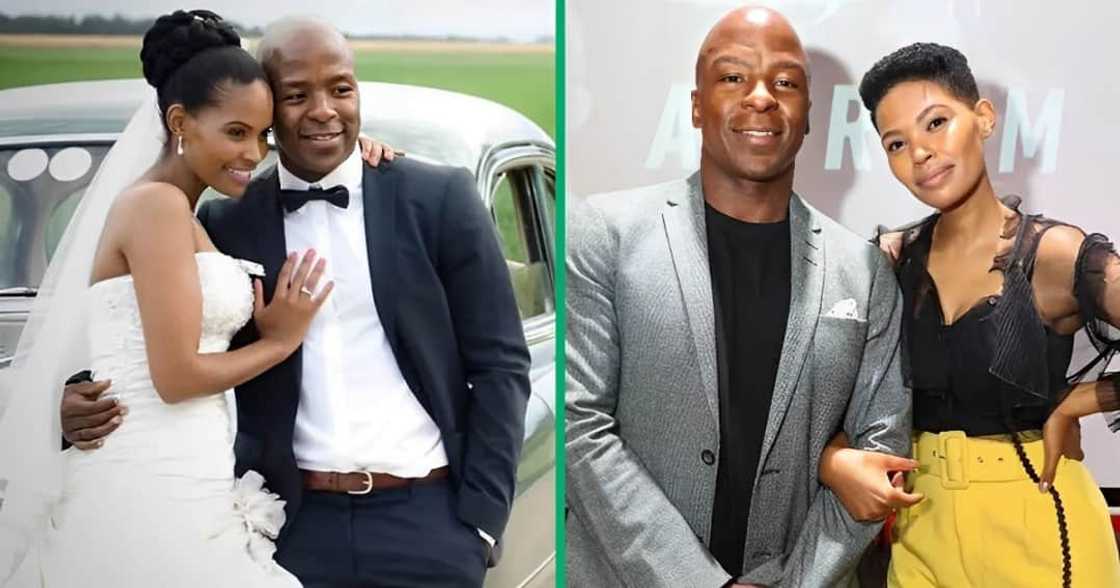 Gail Mabalane and Kabelo Mabalane celebrated their wedding anniversary.