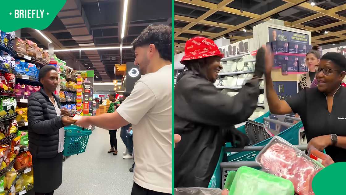 BigManKG helps 3 shoppers in Checkers trolley dash