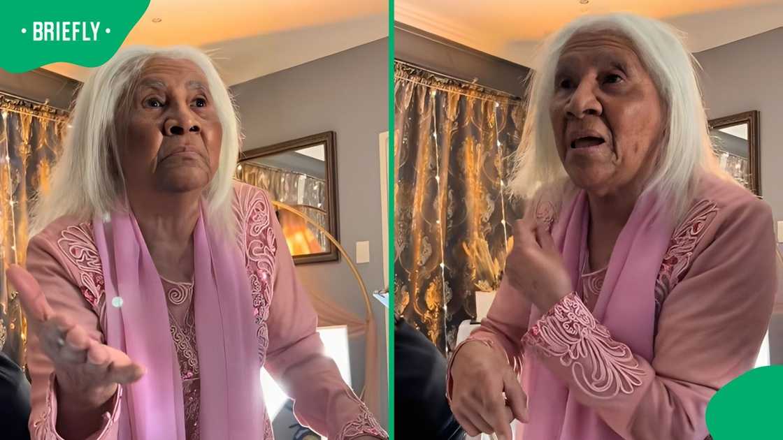 A grandmother spoke at her great-grandson's 21st birthday party. A grandmother spoke at her great-grandson's 21st birthday party.