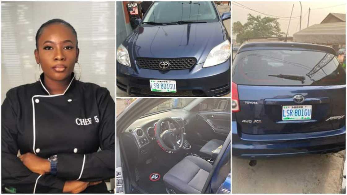 Nigerian lady buys new car, says it took her 1 year, 8 months and 2 weeks to save the money, amazes people Nigerian lady buys new car, says it took her 1 year, 8 months and 2 weeks to save the money, amazes people
