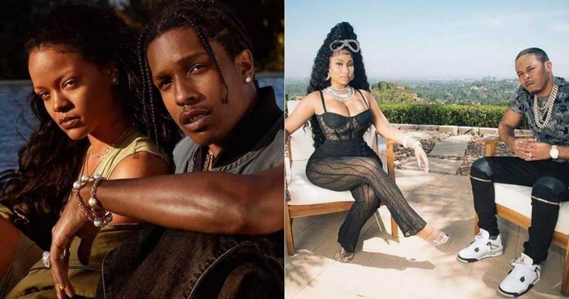 Nicki Minaj, Rihanna, hang out, ASAP Rocky Nicki Minaj, Rihanna, hang out, ASAP Rocky