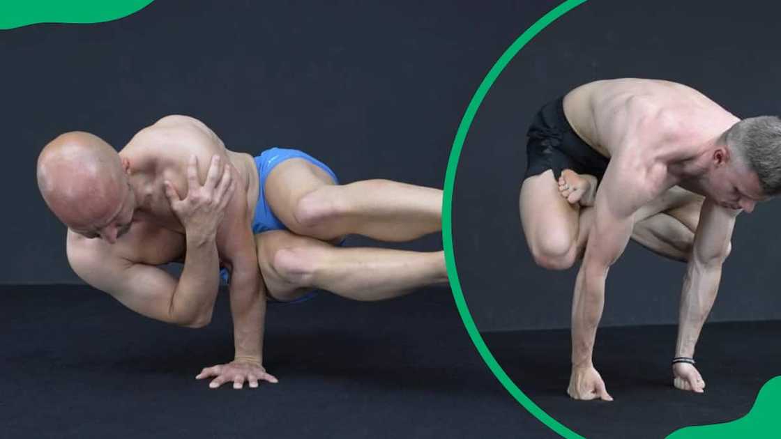 A man doing Baki pose A man doing Baki pose