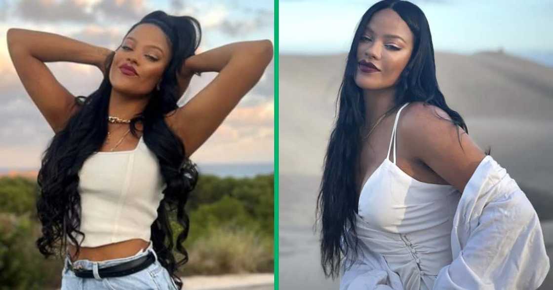 Rihanna's doppelganger has impressed people with her dance moves Rihanna's doppelganger has impressed people with her dance moves