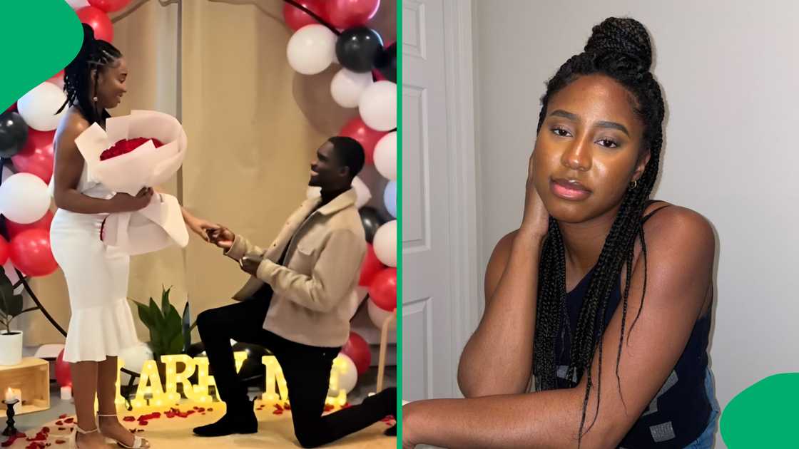 South Africans and the internet loved the way a happy lady was proposed too. South Africans and the internet loved the way a happy lady was proposed too.