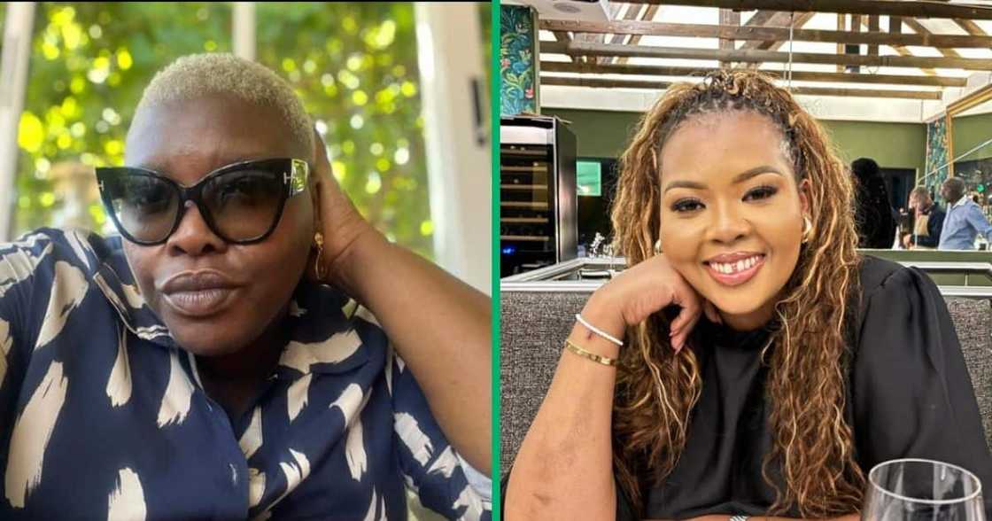 Anele Mdoda and Celeste Ntuli dance for the weekend. Anele Mdoda and Celeste Ntuli dance for the weekend.