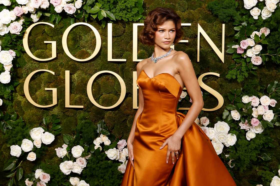 Zendaya at the Golden Globe Awards