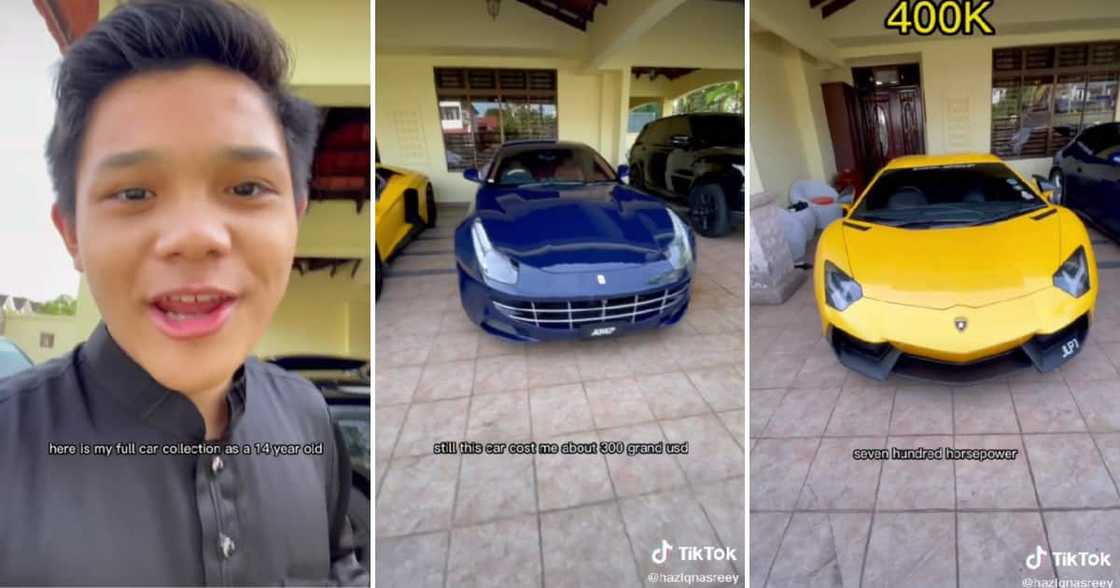 A 14-year-old claimed he owned a bunch of fancy cars. A 14-year-old claimed he owned a bunch of fancy cars.