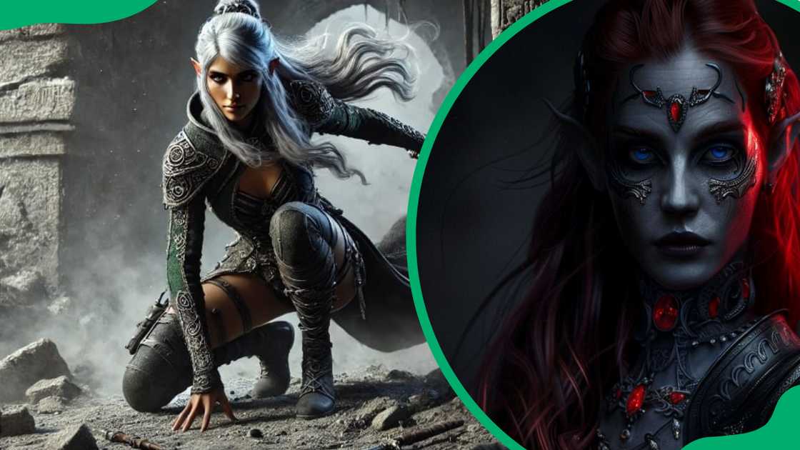 female drow female drow