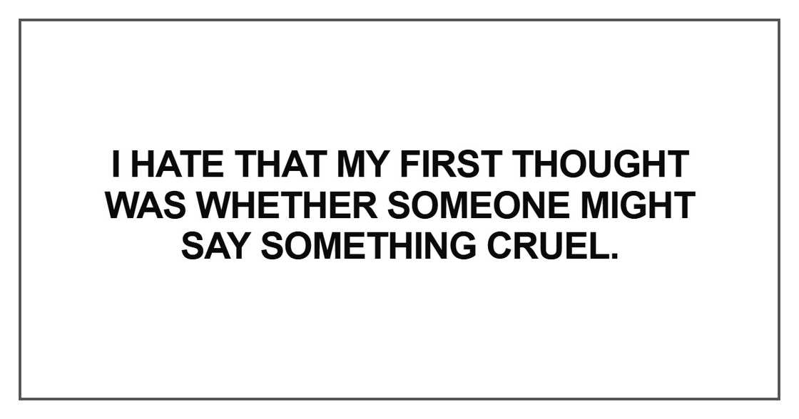 I hate that my first thought was whether someon