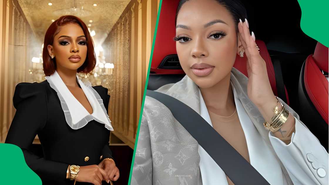 Mihlali Ndamase stunned in a swimsuit Mihlali Ndamase stunned in a swimsuit