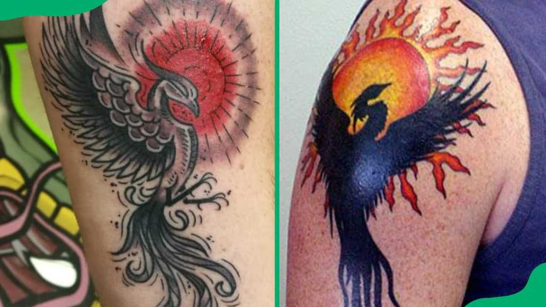 Phoenix sun tattoos Phoenix sun tattoos