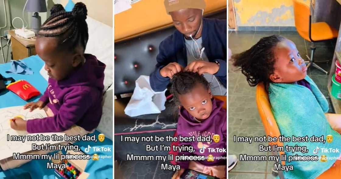 Father spending quality time with his daughter Father spending quality time with his daughter