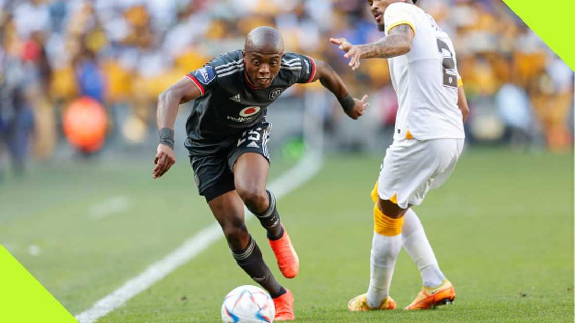 Kaizer Chiefs reportedly linked with a sensational swoop for Orlando Pirates striker Zakhele Lepasa. Photo: Phill Magakoe.