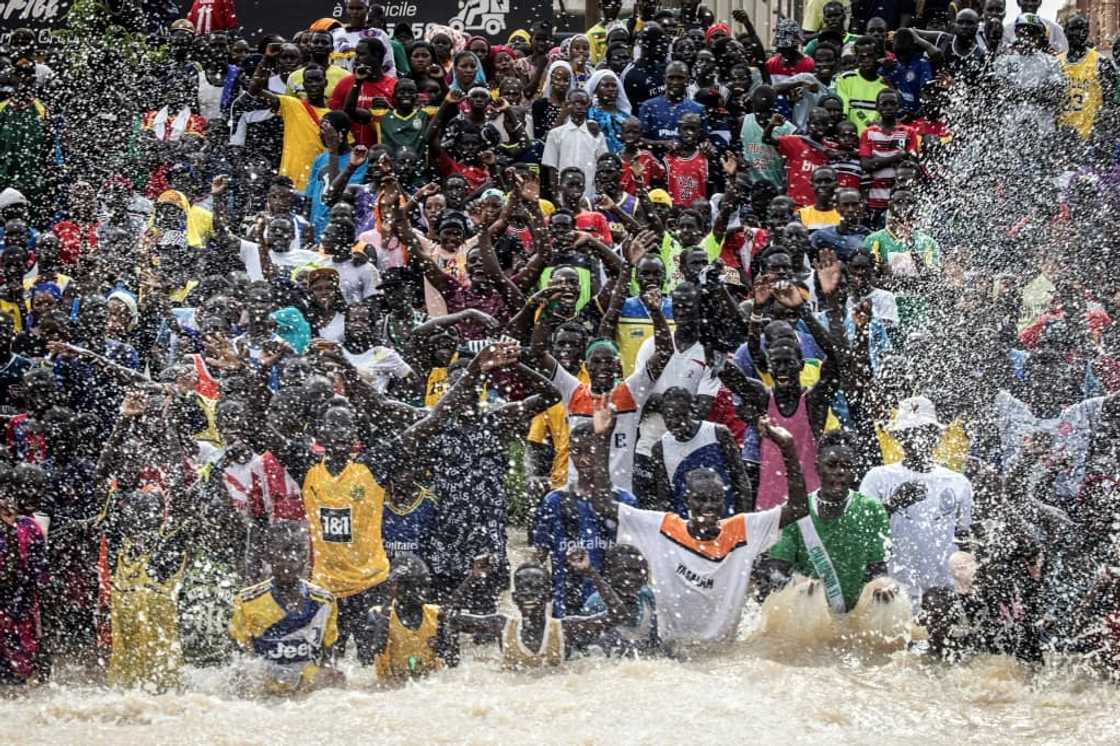 The fishing boat race is a traditional event dating back generations