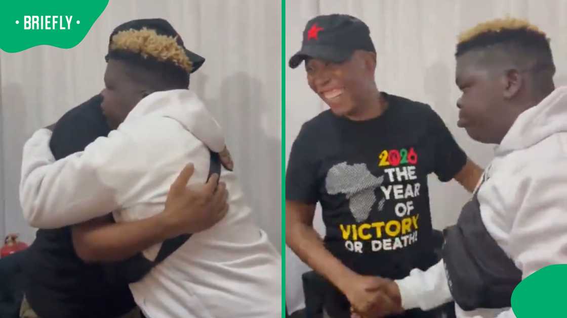 Skomota meets Julius Malema.