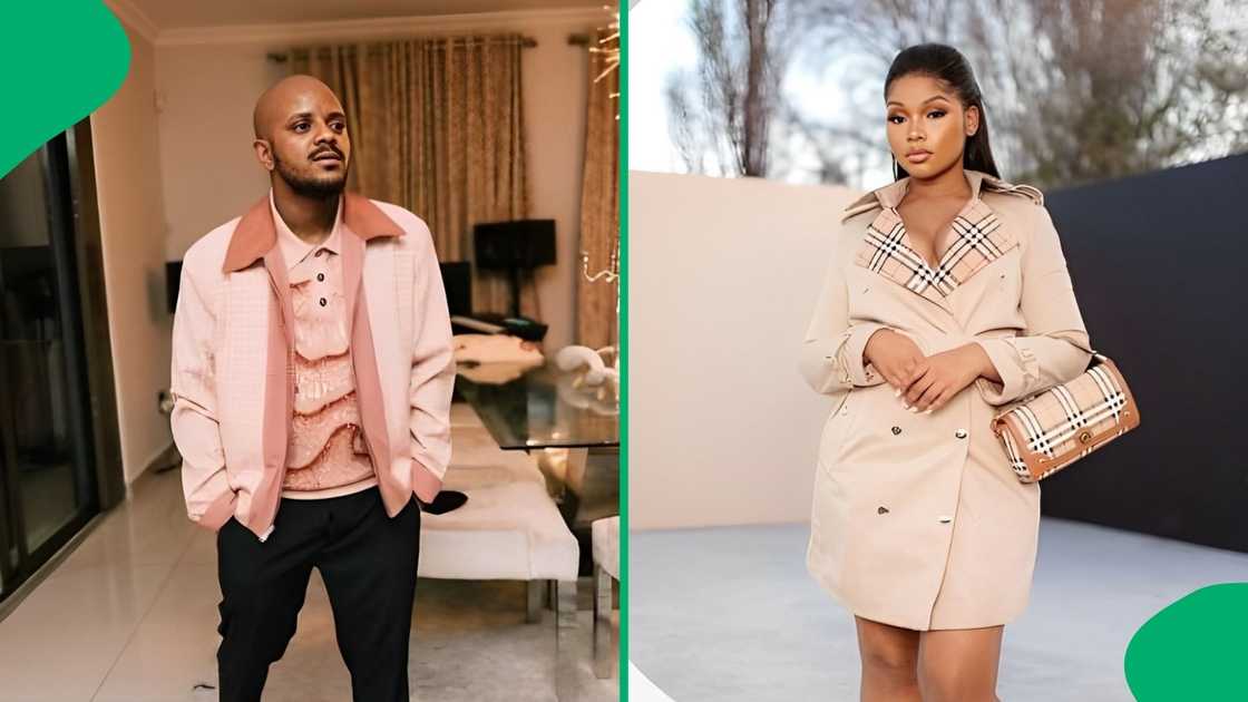 Kabza De Small appeared taken with MaWhoo during a moment together Kabza De Small appeared taken with MaWhoo during a moment together