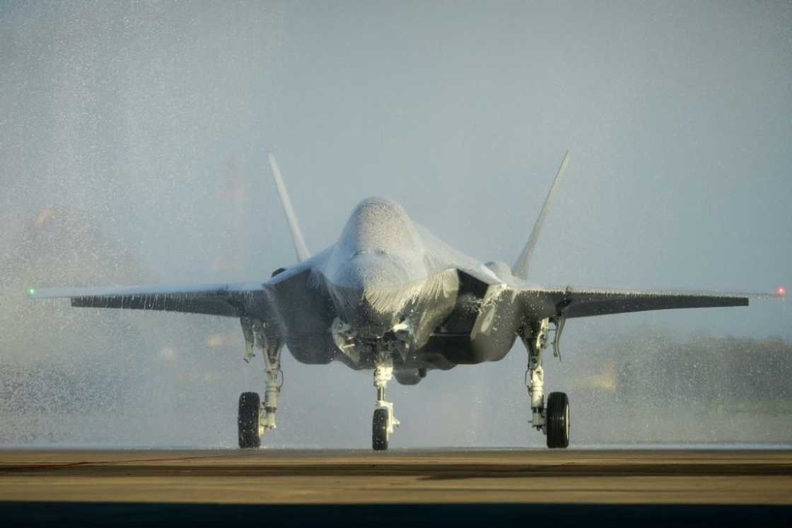 Rights groups say the F-35 parts are contributing to war crimes