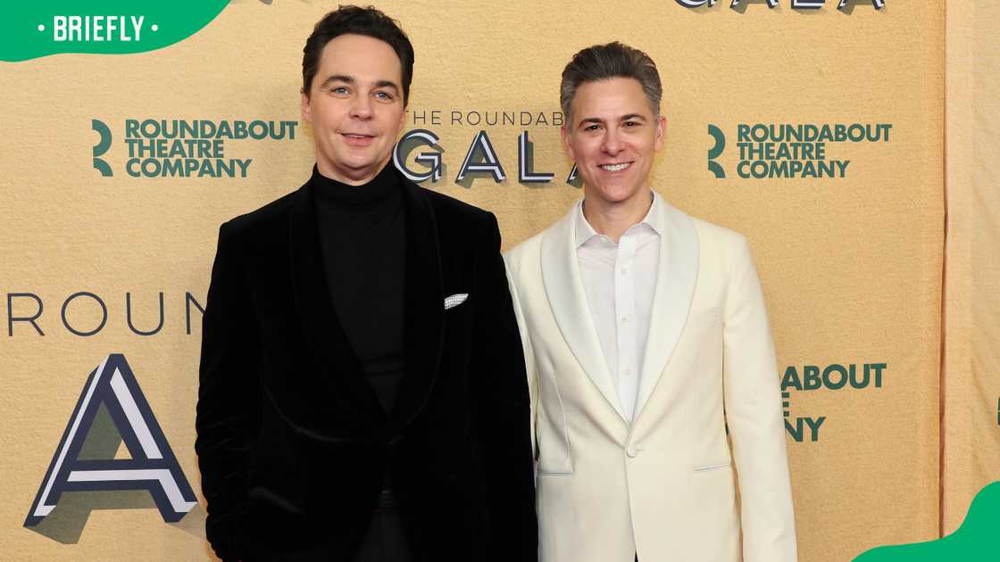 Jim Parsons and Todd Spiewak in New York City