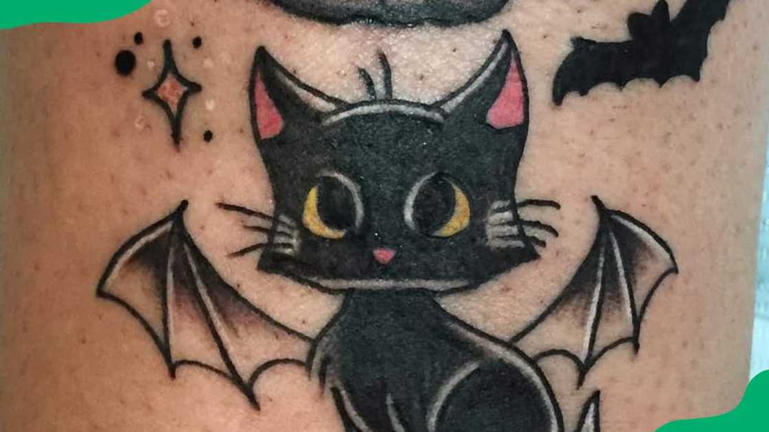 The witchy cat tattoo The witchy cat tattoo