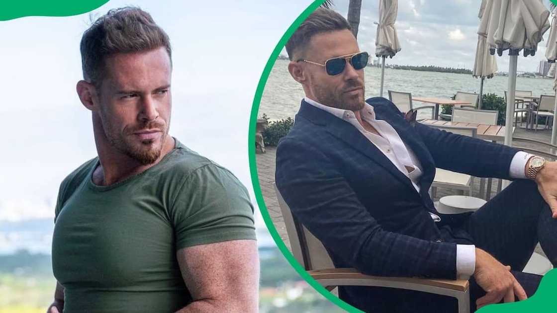 Justin Waller during his trips to Miami Justin Waller during his trips to Miami