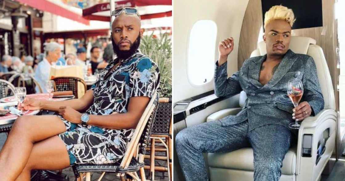 Somizi and Mohale Motaung Somizi and Mohale Motaung