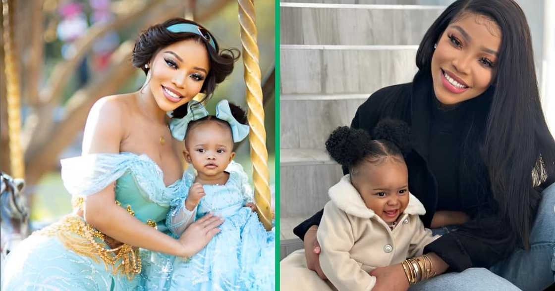 Faith Nketsi showed off her cute daughter on social media Faith Nketsi showed off her cute daughter on social media