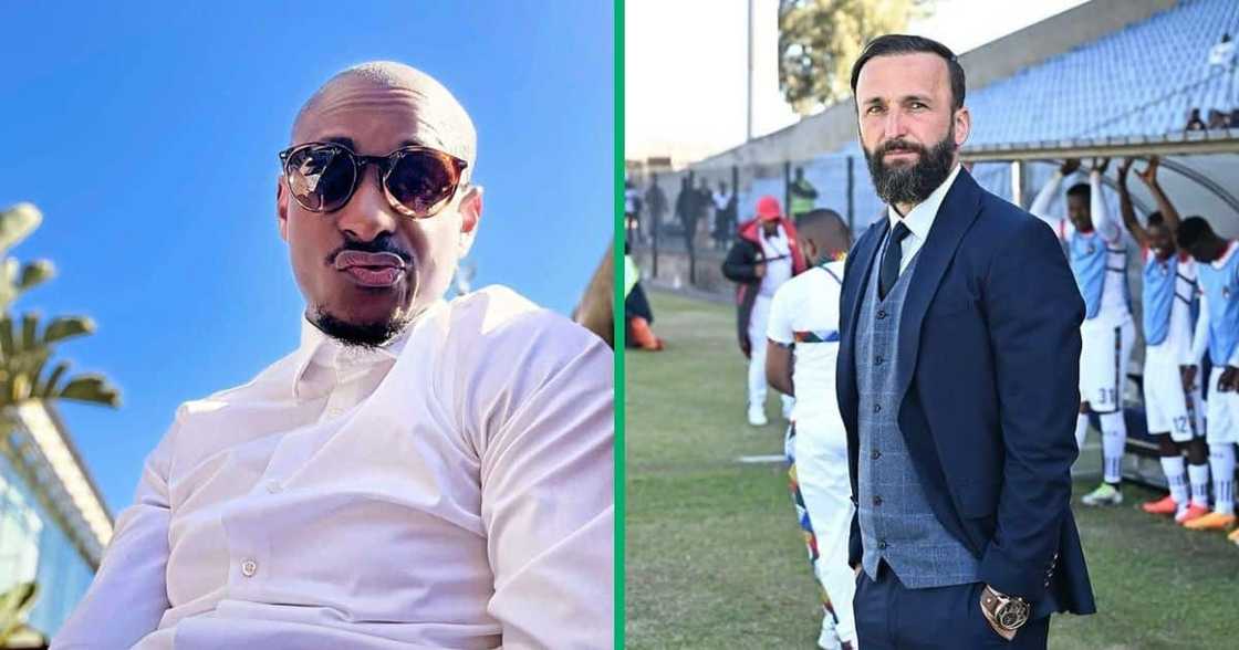 Sead Ramović, TS Galaxy'S coach, slammed Mamelodi Sundowns coach Rulani Mokwena for his statements after Sundowns lost to TS Galaxy at the Carling Knockout Cup