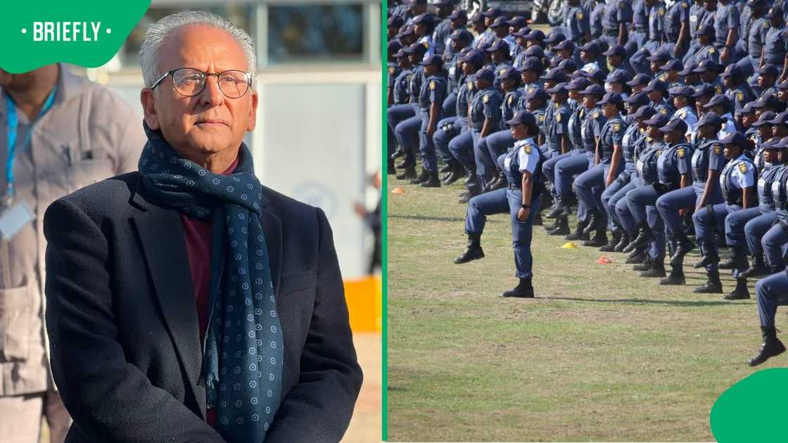 Acting Police Minister Firoz Cachalia responded to questions about the SAPS body cameras