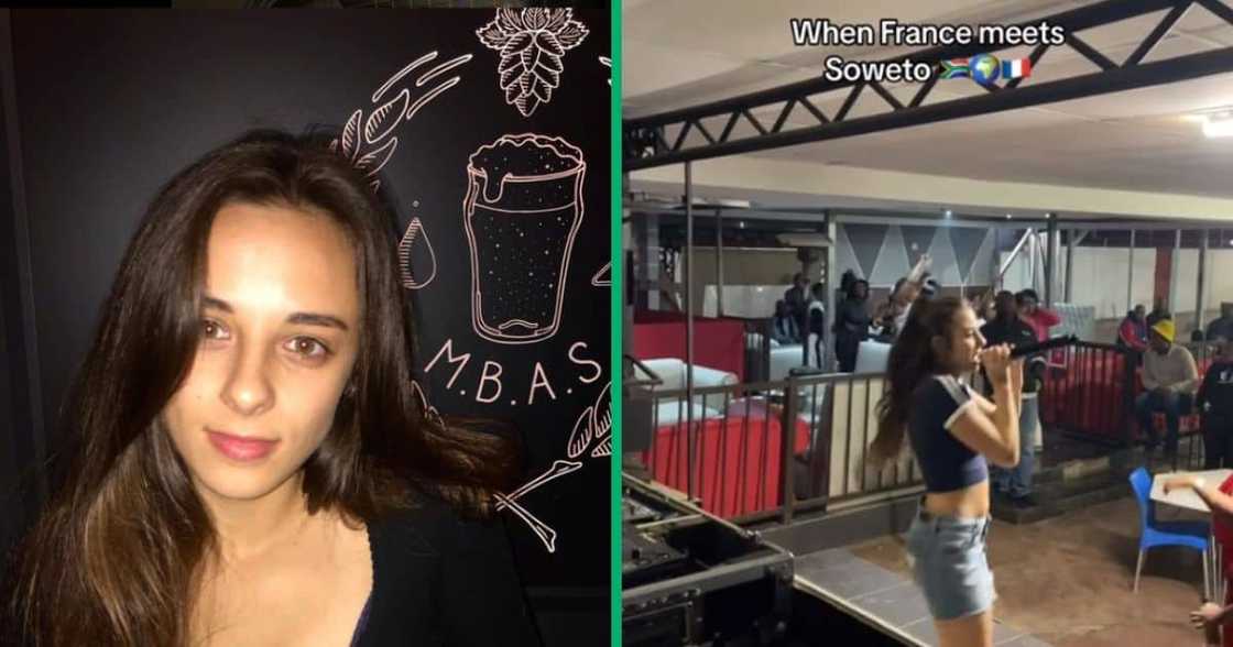 Mzansi is impressed by a French lady's Amapiano dance moves Mzansi is impressed by a French lady's Amapiano dance moves