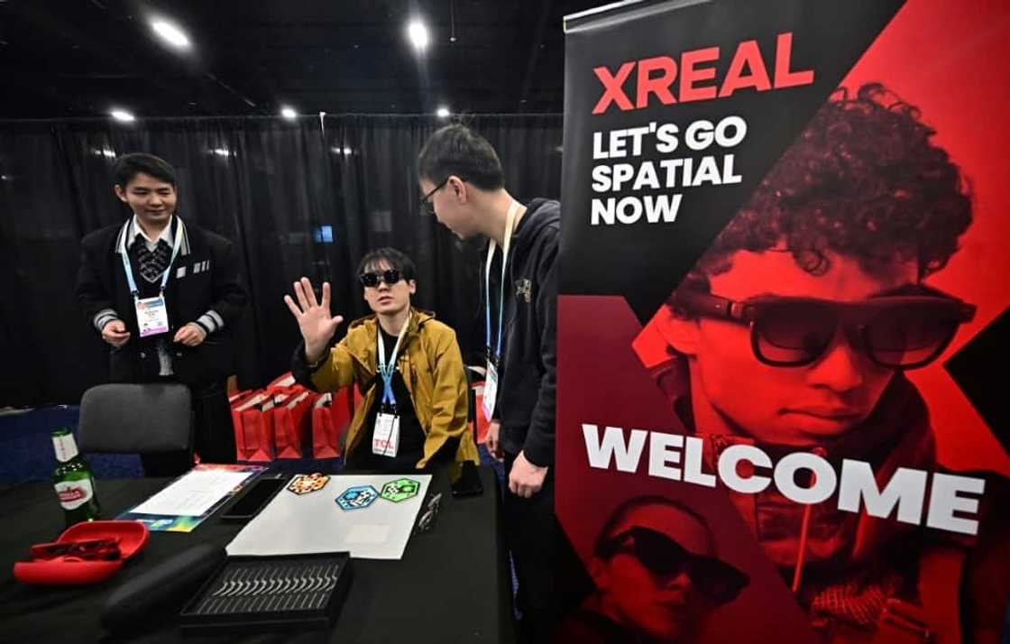 XREAL's augmented reality glasses offer users an immersive visual experience XREAL's augmented reality glasses offer users an immersive visual experience