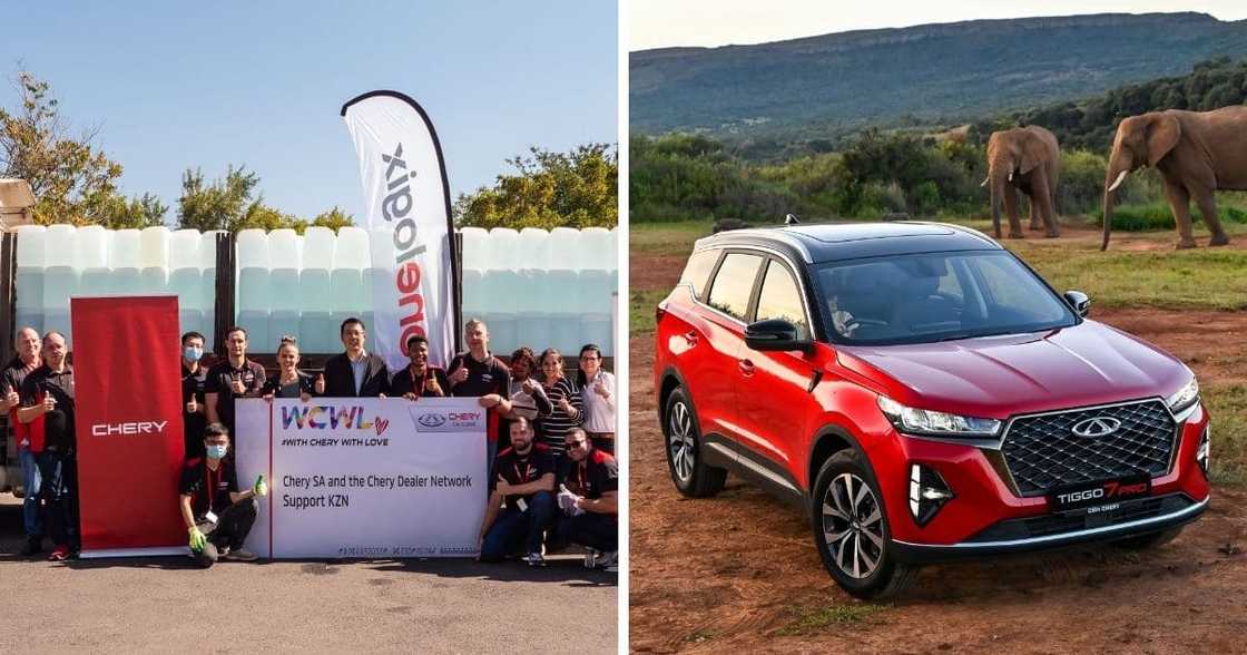 Chery South Africa donation, KZN Chery South Africa donation, KZN