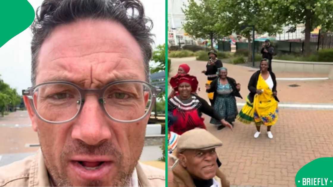 A spontaneous cultural exchange went viral as South Africans welcomed a tourist into their Heritage Month dance