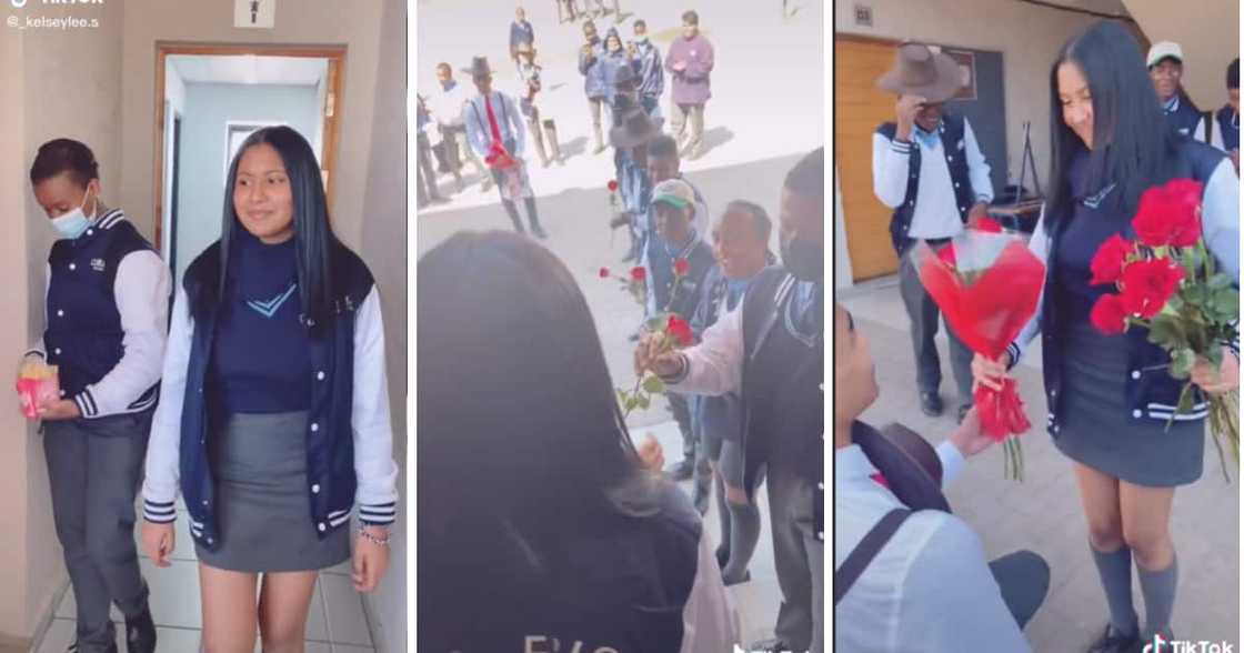 A thoughtful gent asked out a girl to their matric dance. A thoughtful gent asked out a girl to their matric dance.