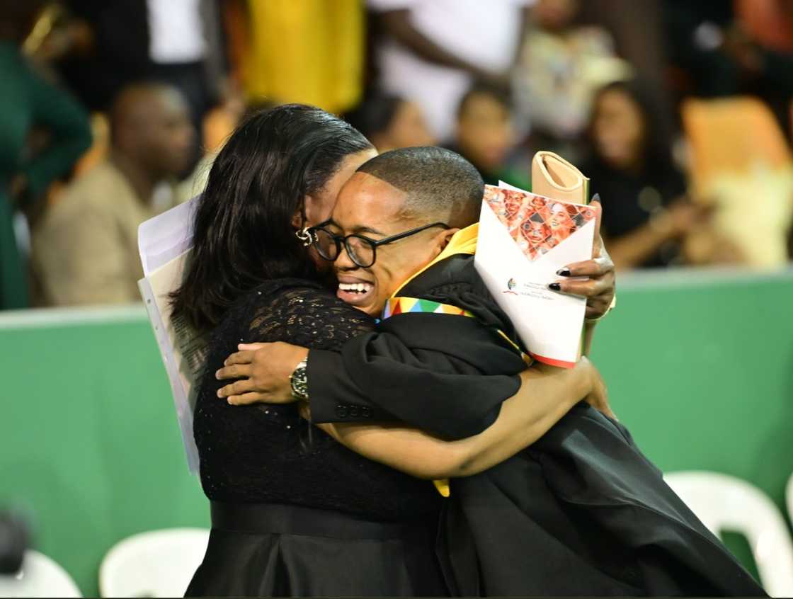 UKZN graduate received cheers from many